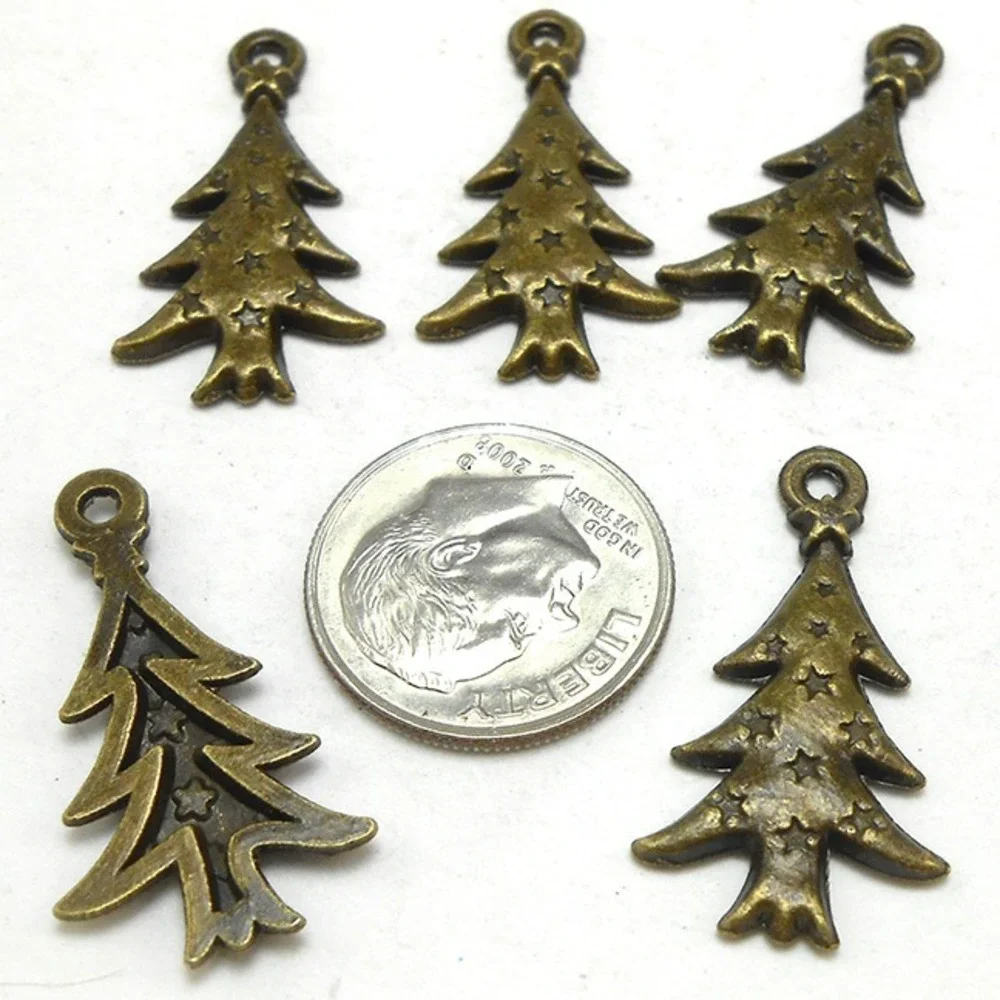20pcs Christmas Tree Charms‎ for jewelry making